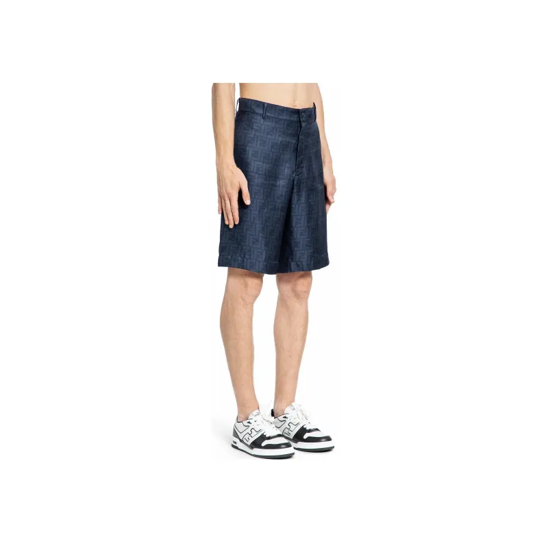 FENDI Ff Jacquard Bermuda Shorts-4