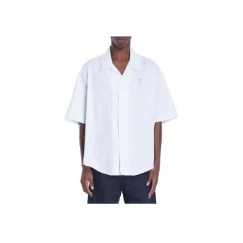 AMIPARIS Paris Ami De Coeur Short Sleeved Striped Shirt