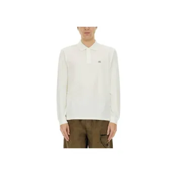 C.P.Company Logo patch Polo Shirt