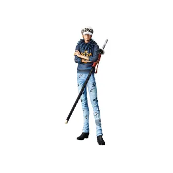BANPRESTO Trafalgar D. Water Law Glass Factory One Piece Ros Bonus Gift Scale Figures 29cm
