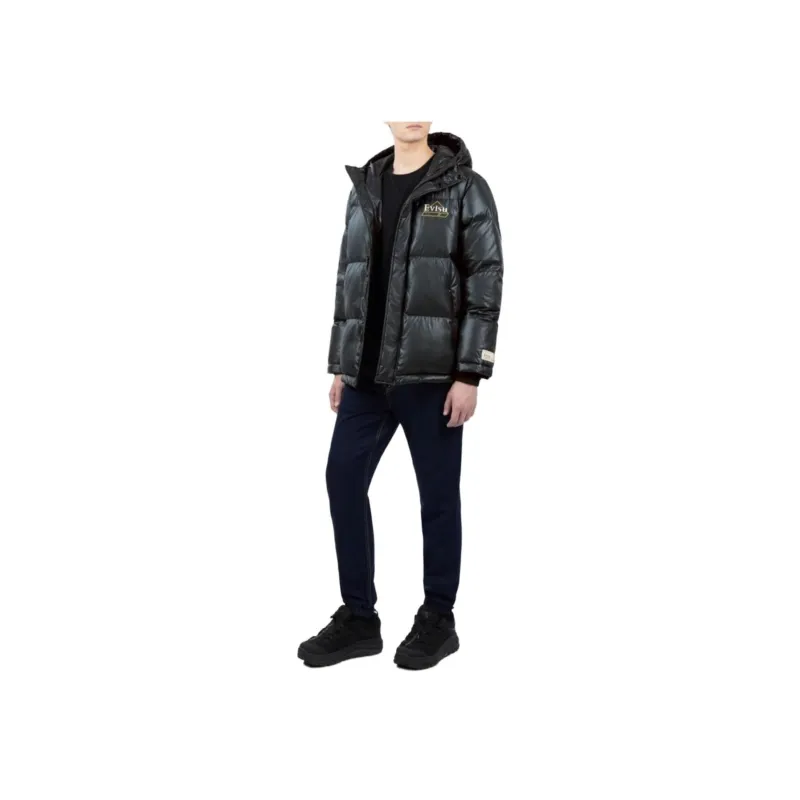 EVISU FW22 Down Jacket Men's Black-3