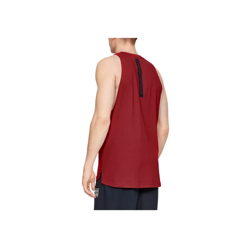 Under Armour Baselin Basketball Jerseys Men Red-3