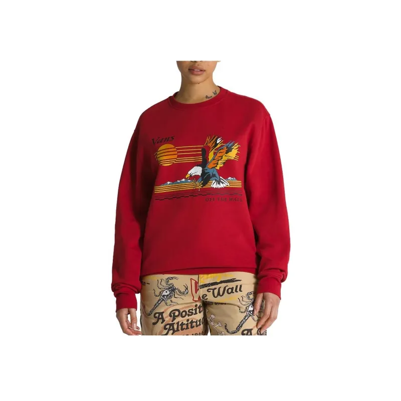 Vans Sweatshirts Unisex Red-5