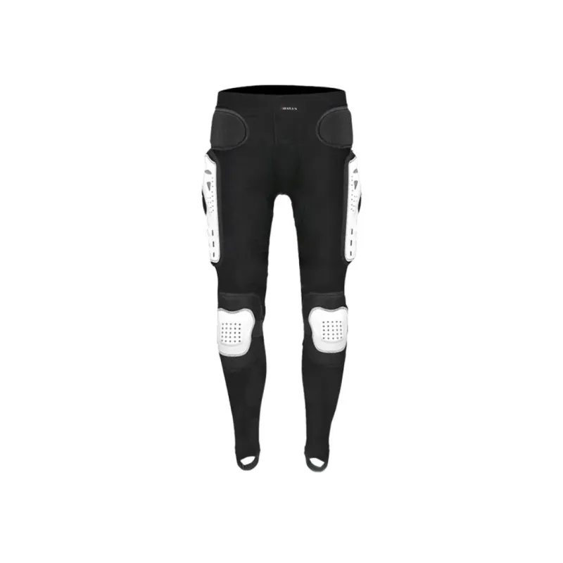 VOERH Motorcycle Protective Gears PP Protective Case Biker Legs Unisex Black White Knee Protector-0