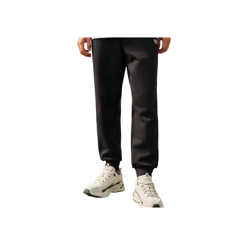 Skechers Knitted Sweatpants Men Carbon Black/0018-2