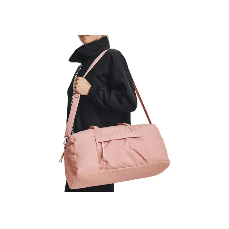 Under Armour Fabric Handbag Shoulder Bag Crossbody Bag Gym Bag Small Size Unisex Pink-3