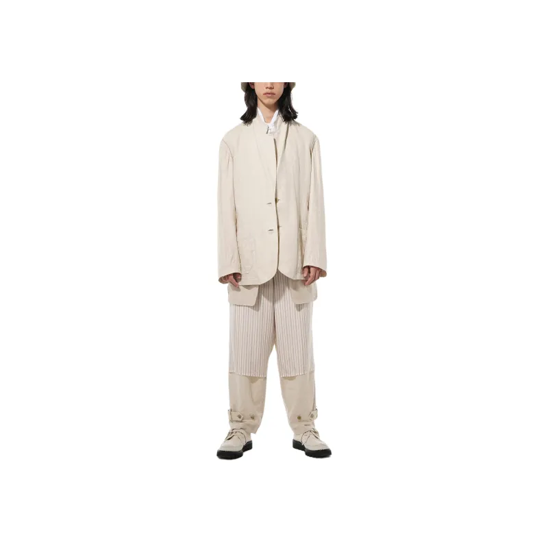 Yohji Yamamoto S'YTE Casual Pants Unisex Beige-2