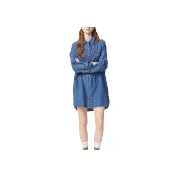 UNIQLO Long Sleeved Dresses Women's Royal Blue