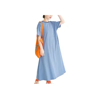FREAK'S STORE Short Sleeved Dress Women's Clear Black Blue