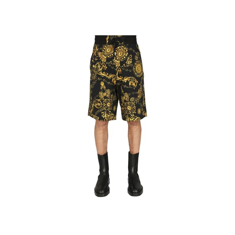 VERSACE JEANS COUTURE FW21 Casual Shorts Men's Black-2