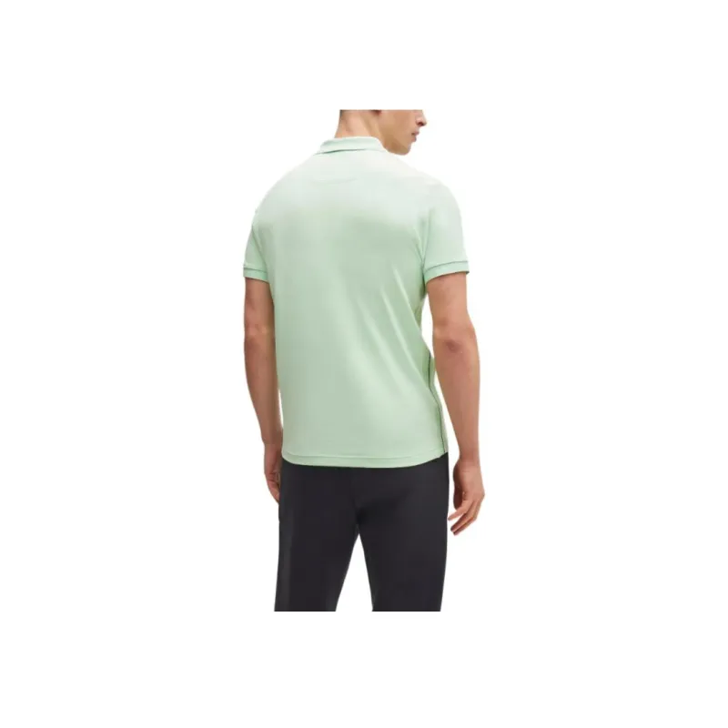 HUGO BOSS SS24 Polo Shirt Men's Natural Green-2