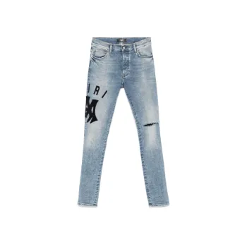 AMIRI Logo appliqué Skinny Jeans