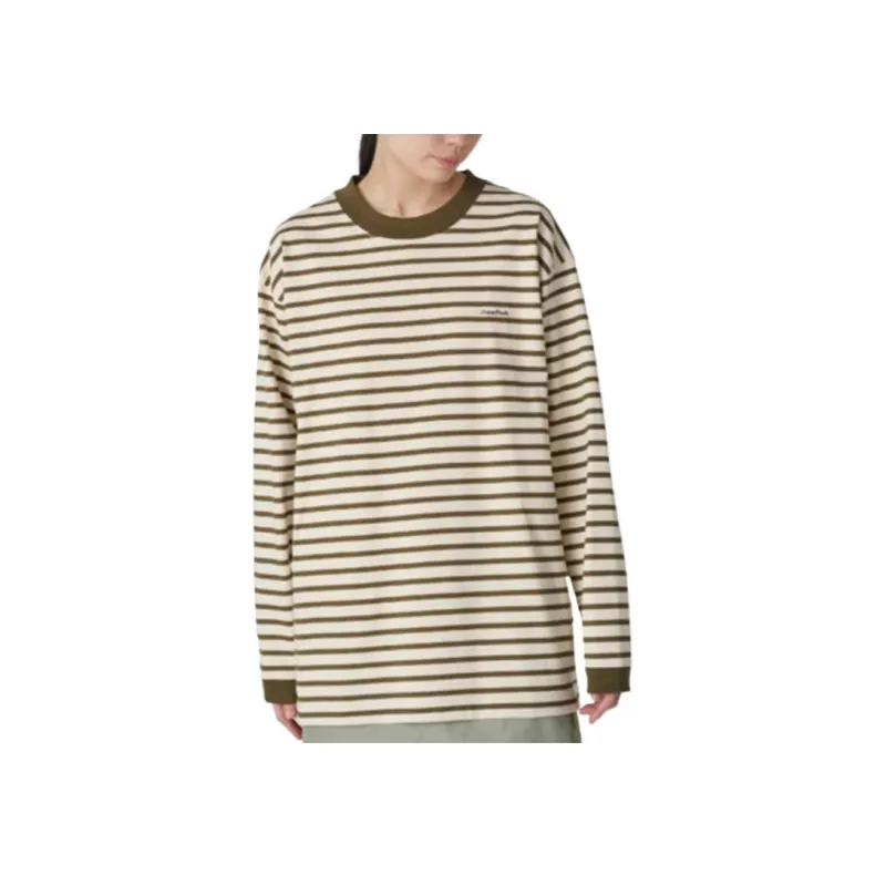 Snow Peak SS25 Heavy Cotton Border T Shirt Unisex-1
