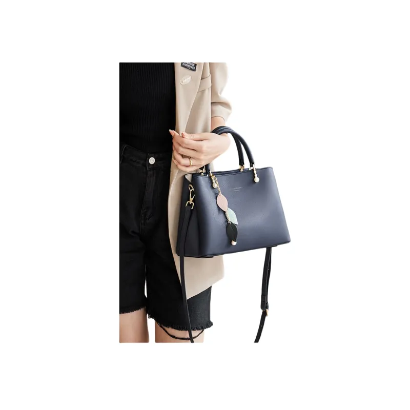 DIFENISE Cow Leather Portable Small Square Bag Shoulder Bag Large Size Women's Multicolor-7