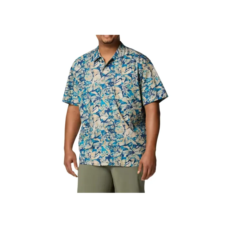 Columbia PFG Trollers Best Shirt Men's Blue-0
