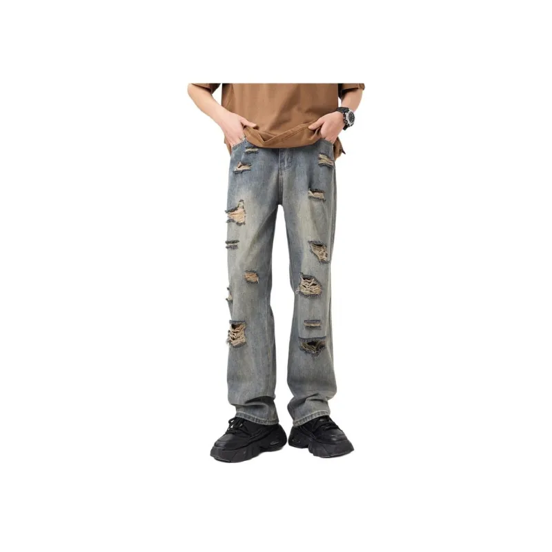 HKRXEC Jeans Men Blue-0