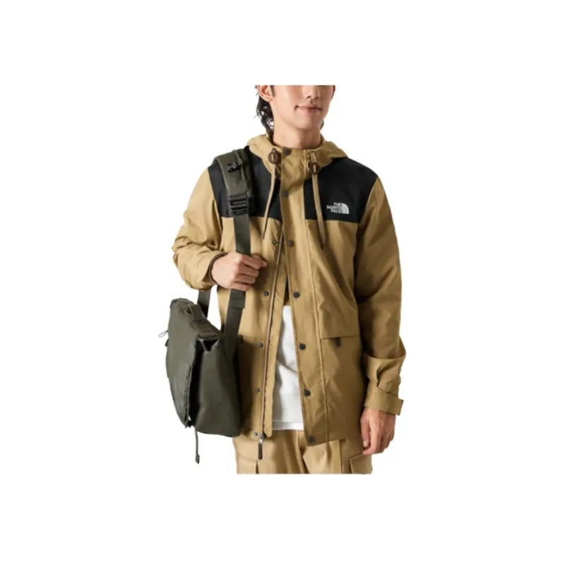 THE NORTH FACE Outdoor Hiking Urban Living/Travel/Commuting Hiking Business/Casual Windbreaker Jacket Unisex Dark Khaki-2