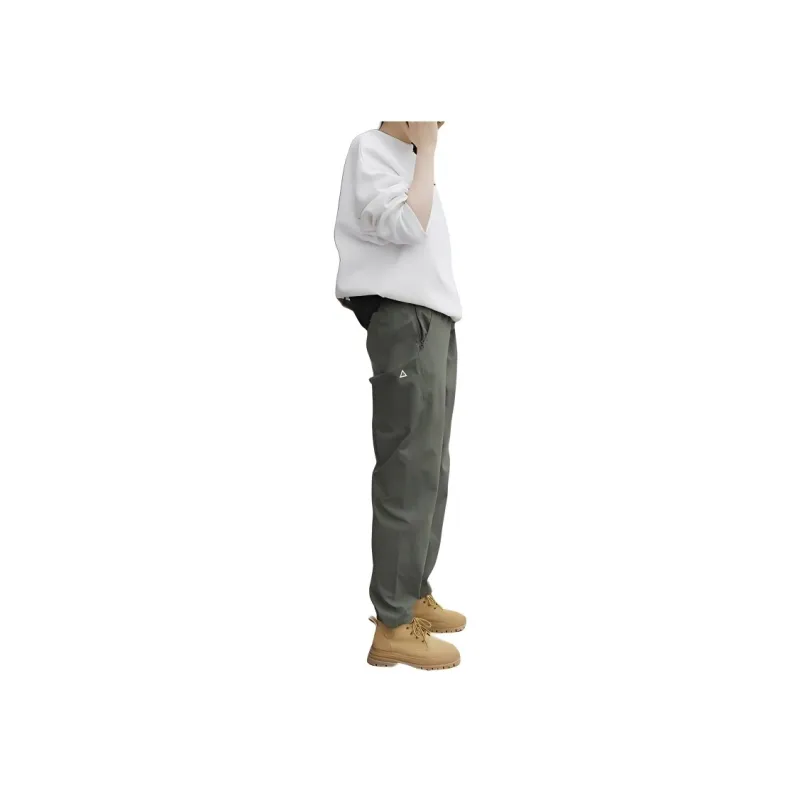 DARK HORSE Casual Pants Unisex Army Green-2