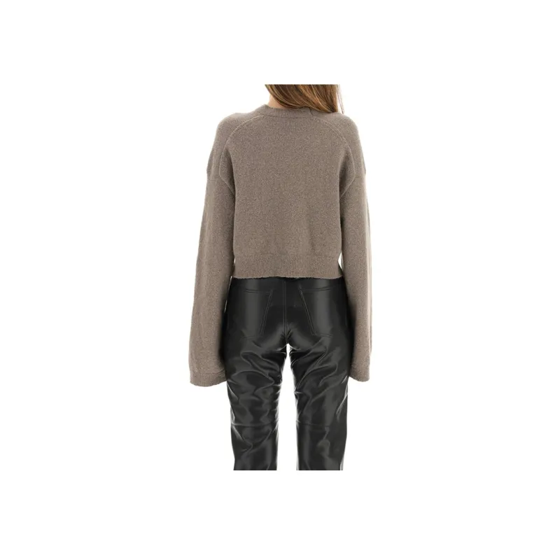 NANUSHKA FW21 Loose Fit Knitwear Women's Brown-3