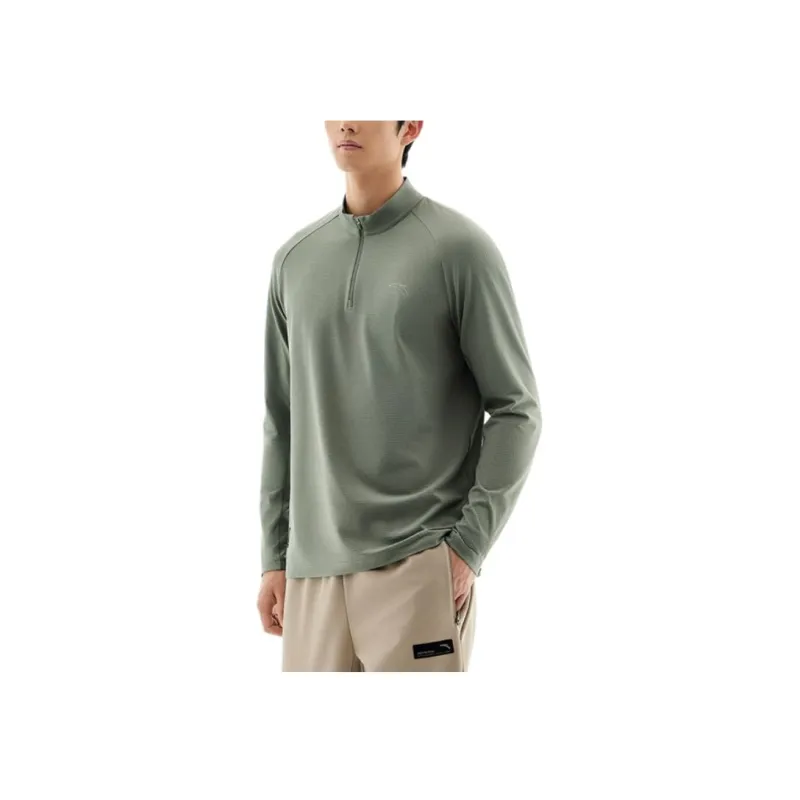 Anta Sweatshirt Men's Slight Smoky Green-0