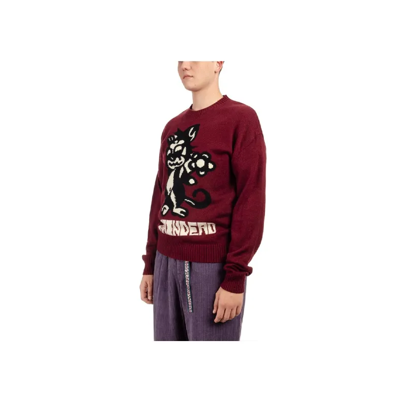 Brain Dead Sweaters Men Red-4