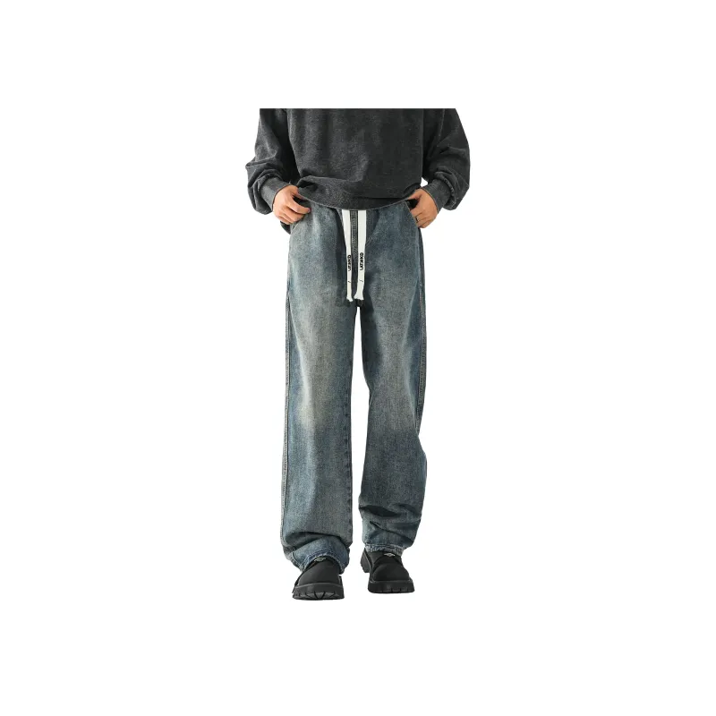 LA'T.WEEKEND Jeans Unisex Vintage Blue-0