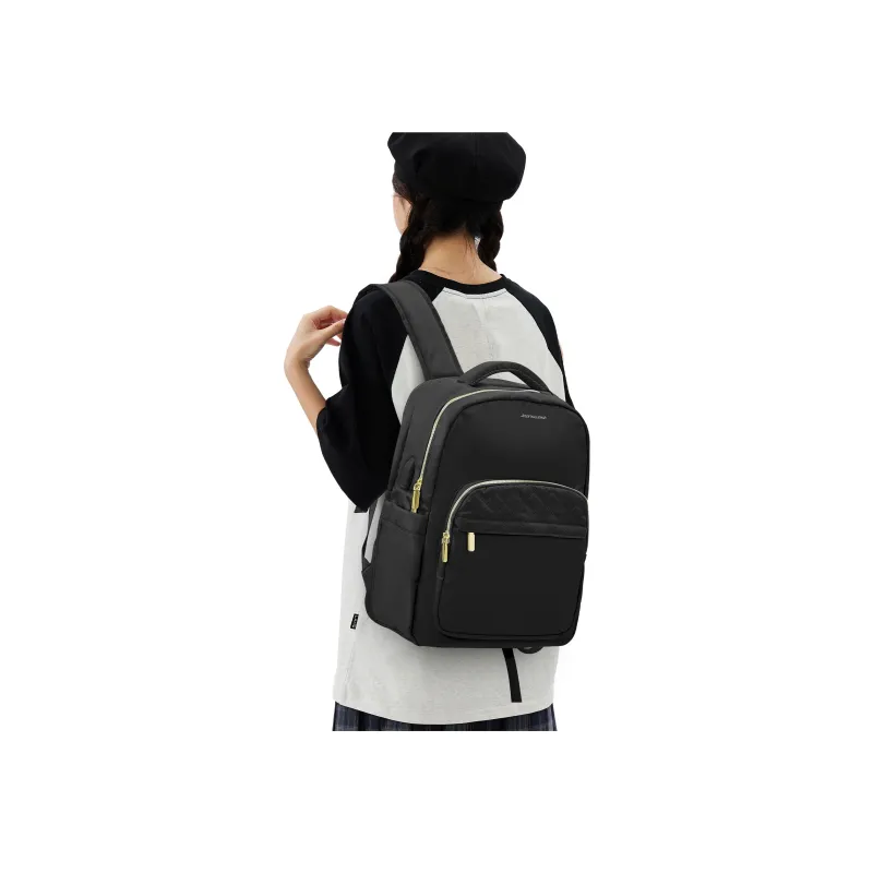 JEANSWEST Fabric Laptop Backpack Regular Unisex Multicolor-5
