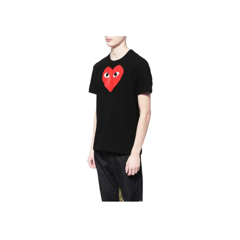 Comme Des Garcons Play Red Heart T shirt-2