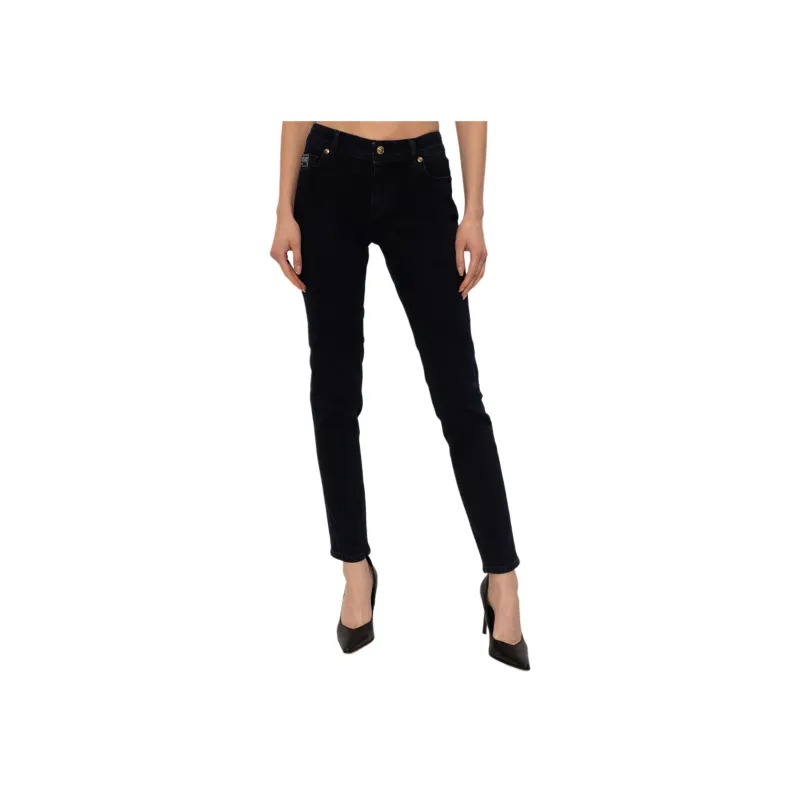 VERSACE JEANS COUTURE Logo plaque Skinny Jeans-2