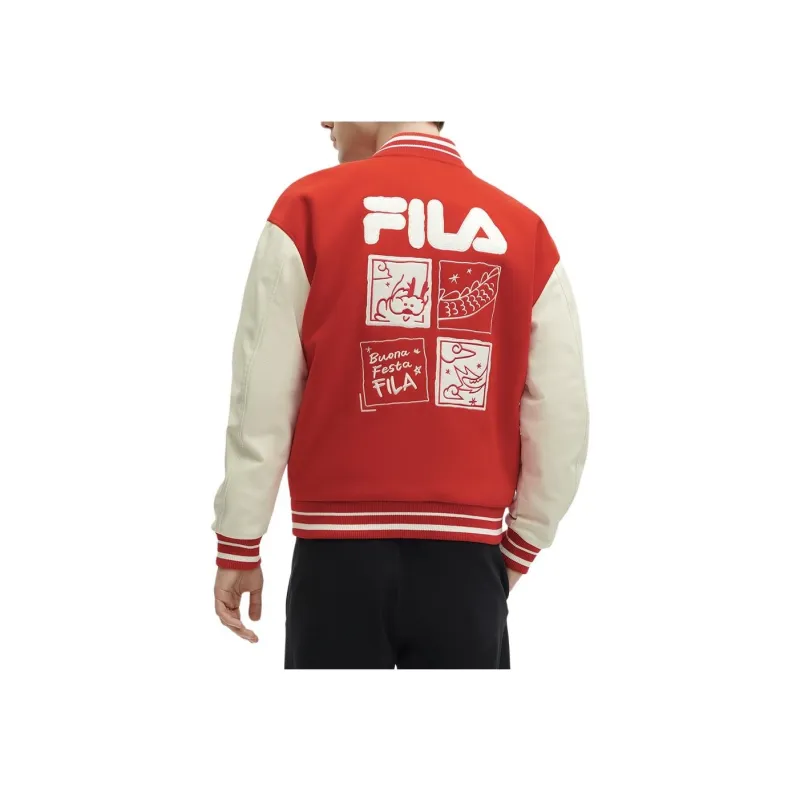 FILA Puffer Jacket Men's Legend Red-3