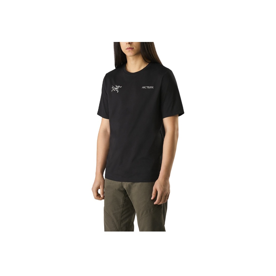 Arcteryx Men's Split SS Logo Print Retro T-shirt - POIZON