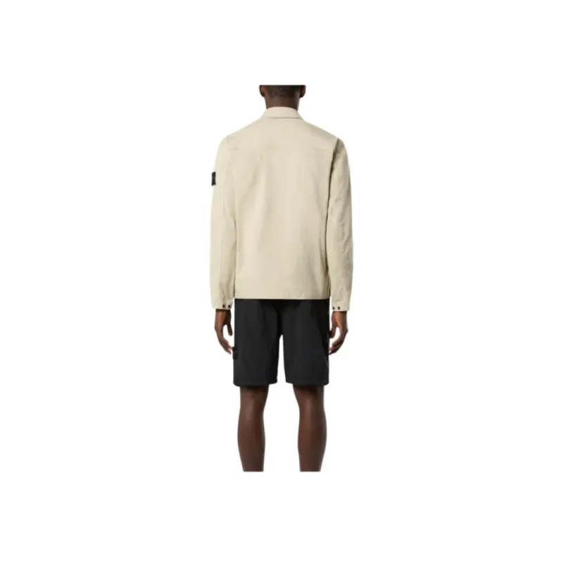 STONE ISLAND Logo Patch Long Sleeved Jacket-2
