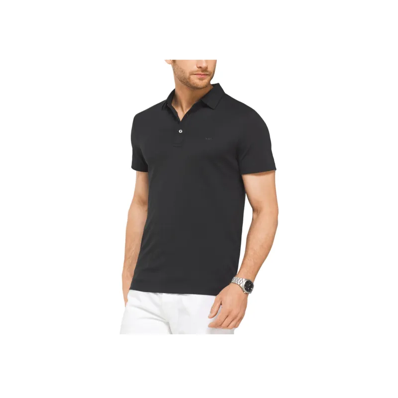 MICHAEL KORS Logo Embroidered Polo Shirt-2