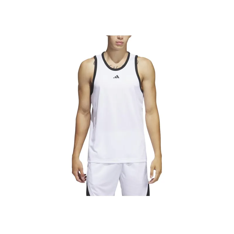 Adidas Free Shipping With AdiClub Adidas Legends Basketball 3 Stripes Tank Top-1