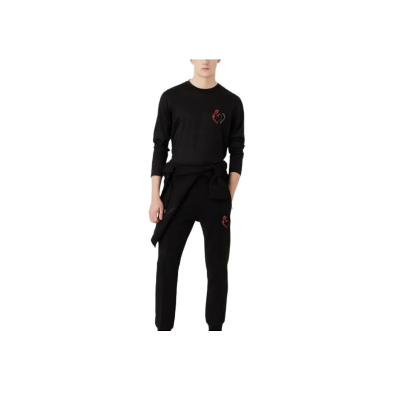 EMPORIO ARMANI SS23 T Shirts Men Black-1