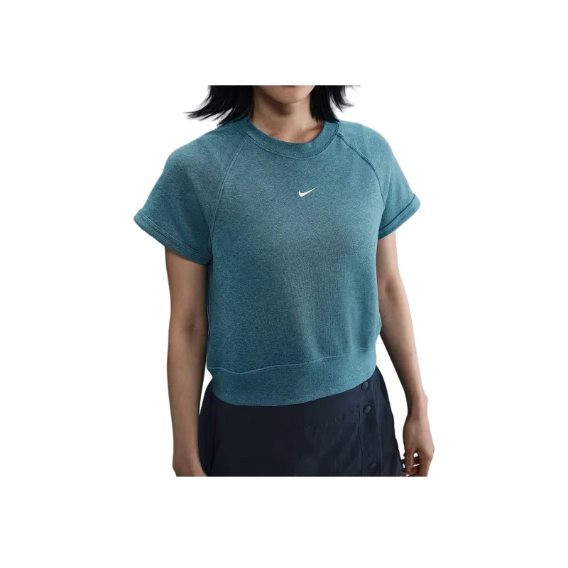 Nike T Shirt Women's Smolder Blue-0