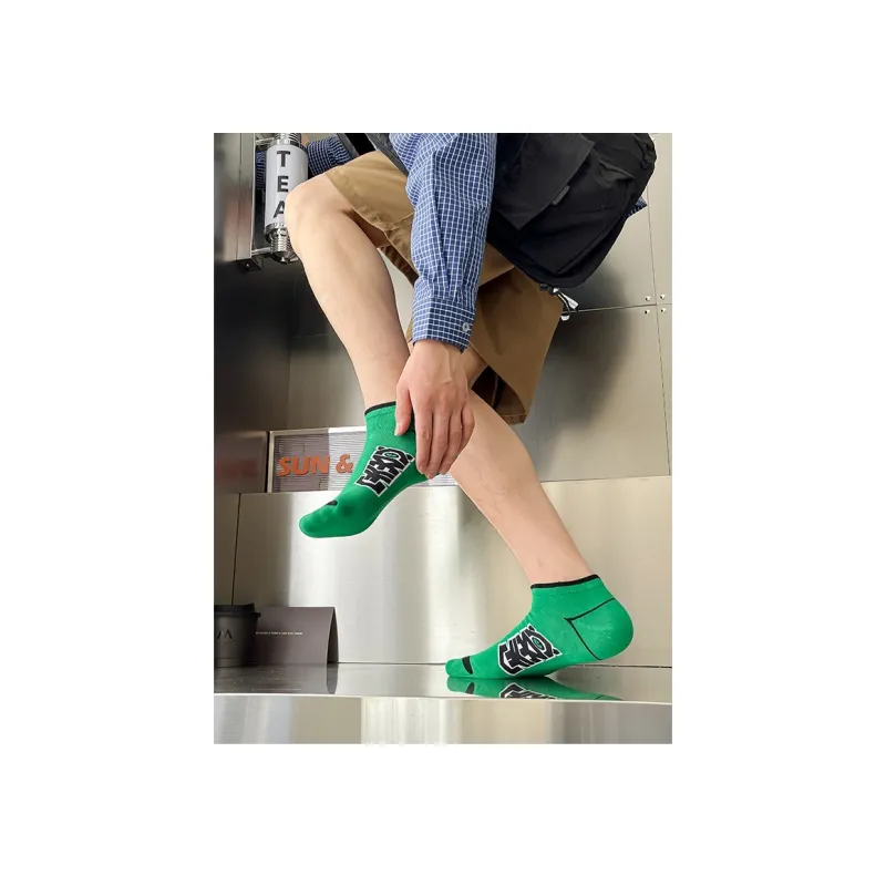 Caramella Ankle Socks Men's Shopping Bag Combo Set-5