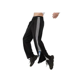 VEIDOORN Casual Pants Quick Release Pants Loose Fit Vertical Wide Leg Unisex Black