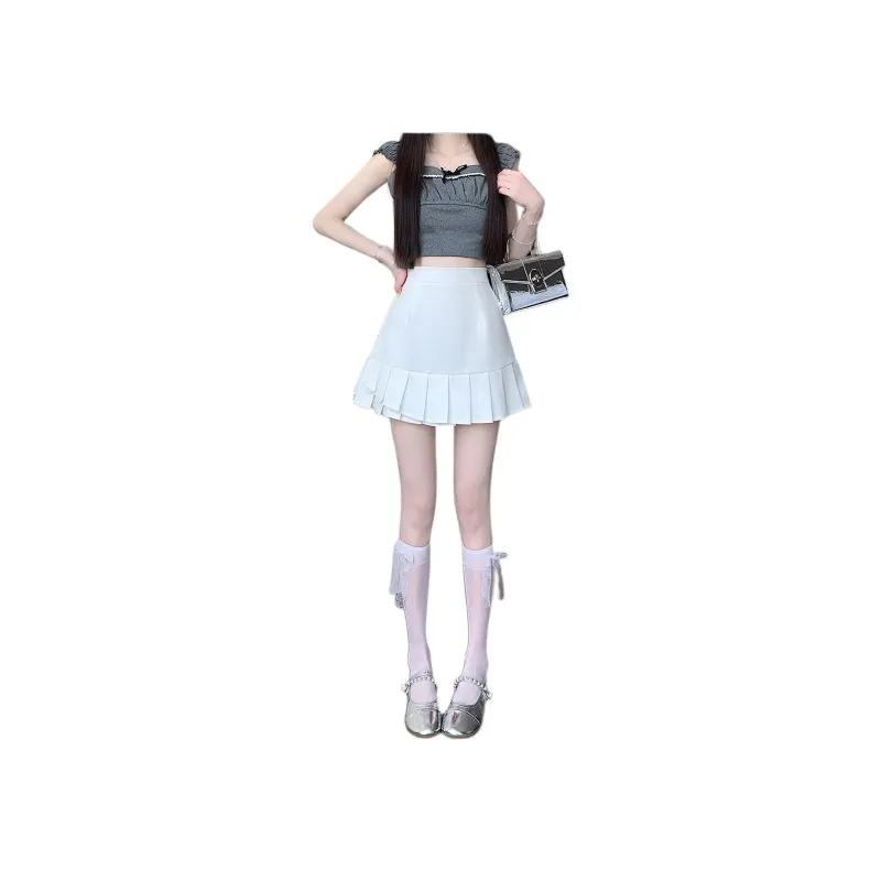 Flowers In Water Casual Short Skirts Women's-4
