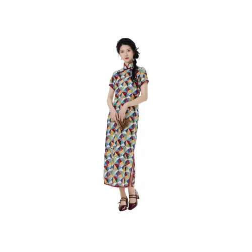 Weaving Division 치파오 여성 한푸