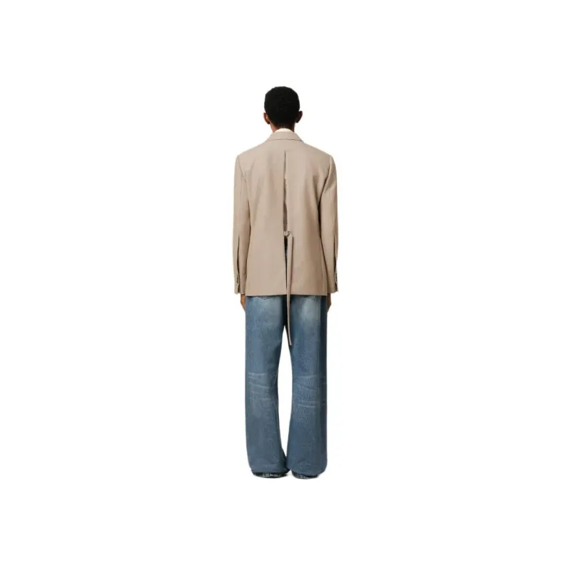 Ami Paris Back Slit Double Breasted Jacket-2