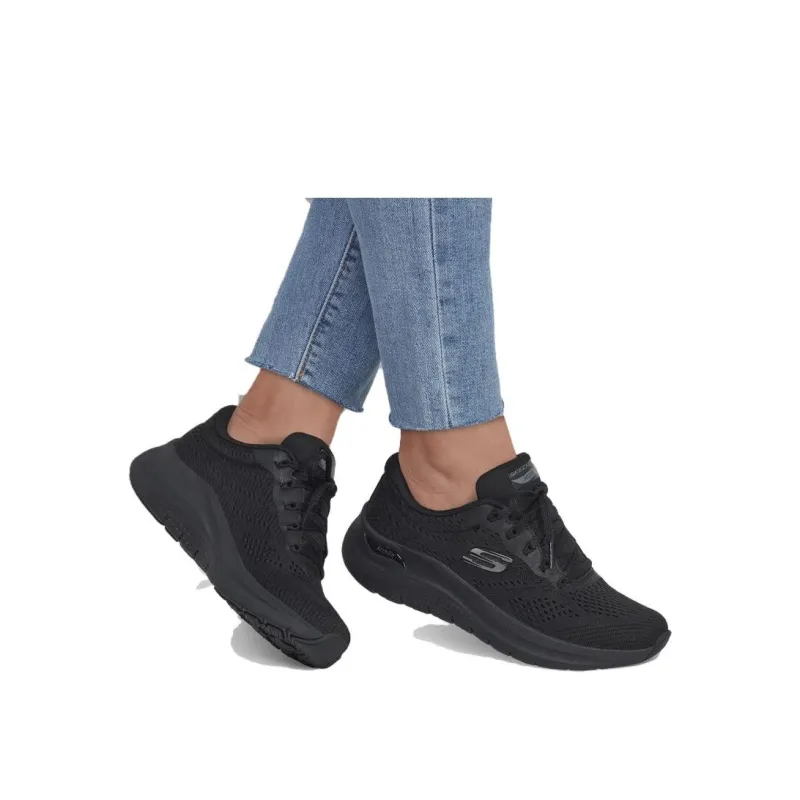 Skechers ARCH FIT 2.0 Anti Slip Wear Resistant Low Top Casual Shoes Women's Black-6