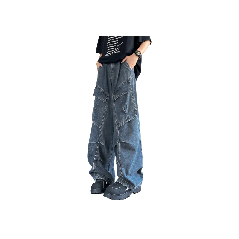 JUNGLE PANDA Jeans Unisex Black-6
