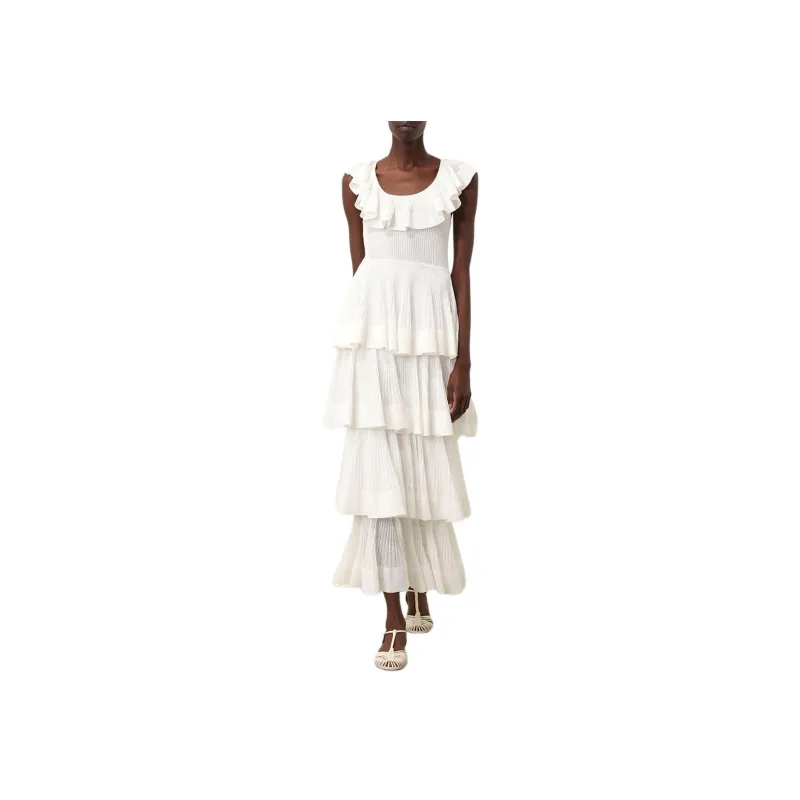 Zimmermann SS24 Sleeveless Dress Women's Cream-1
