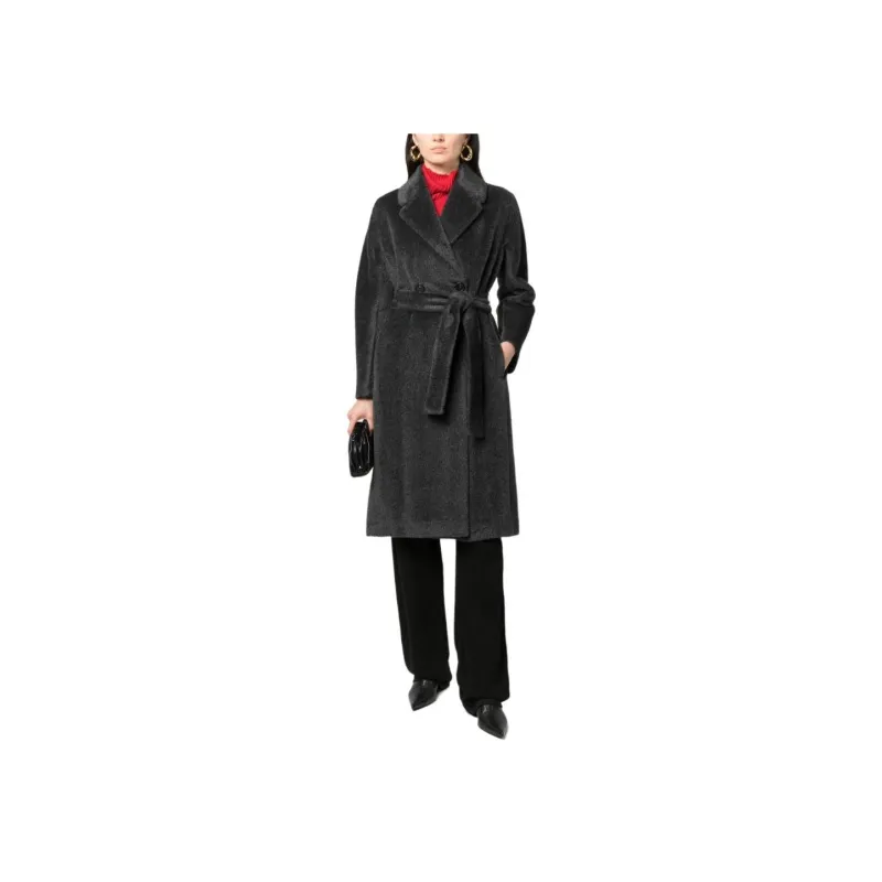 'S MAX MARA Double-Breasted Belted Coat-2