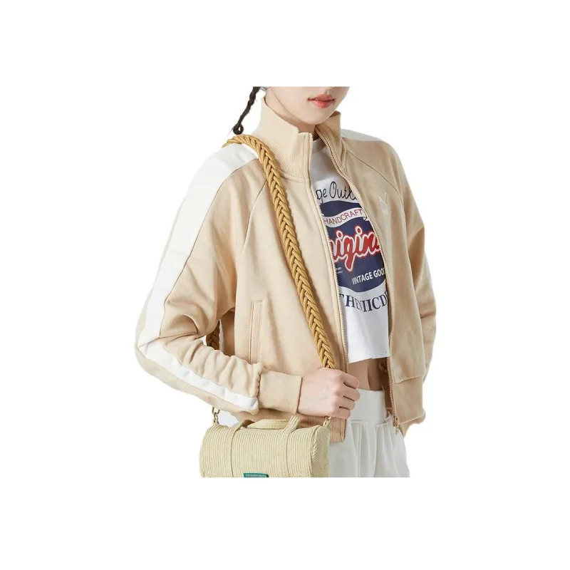 PUMA Jackets Women's Yellow-1