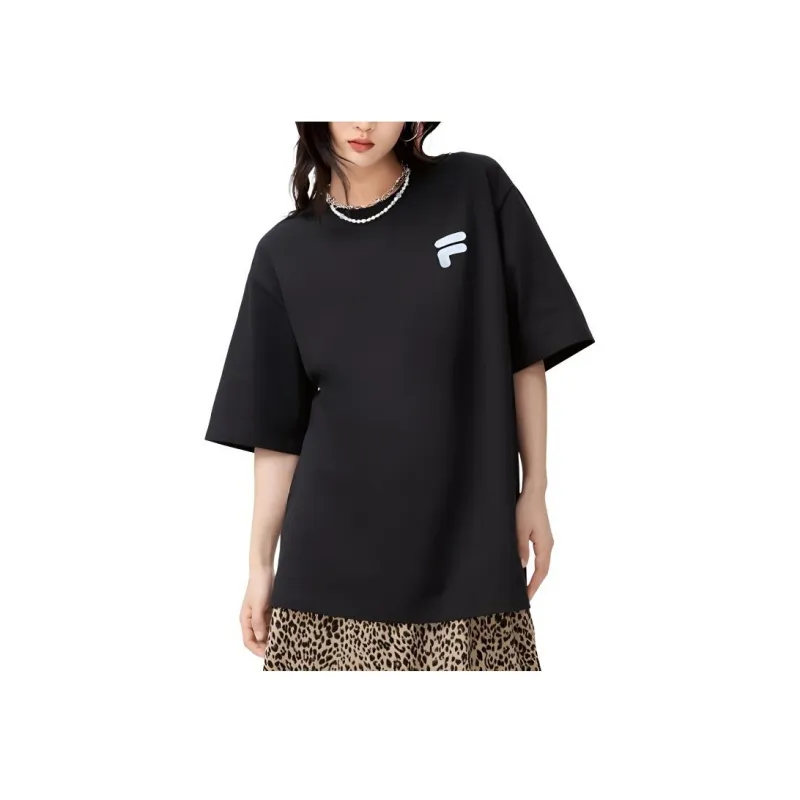 FILA FUSION SS24 T Shirt Unisex Pitch Black-2