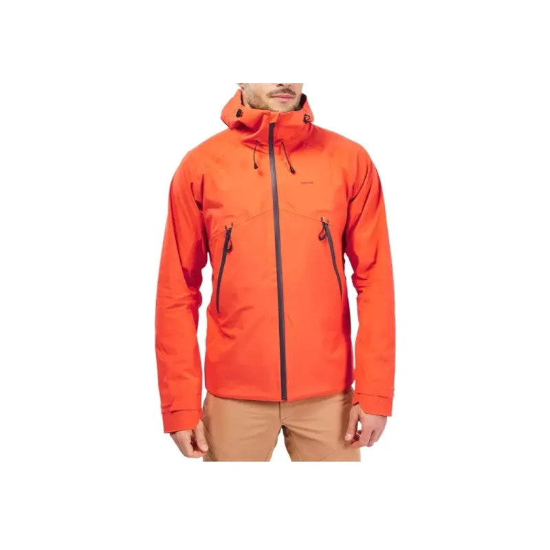 DECATHLON MH500 Water Resistant Windproof Breathable Windbreaker Jacket Men's Orange-3