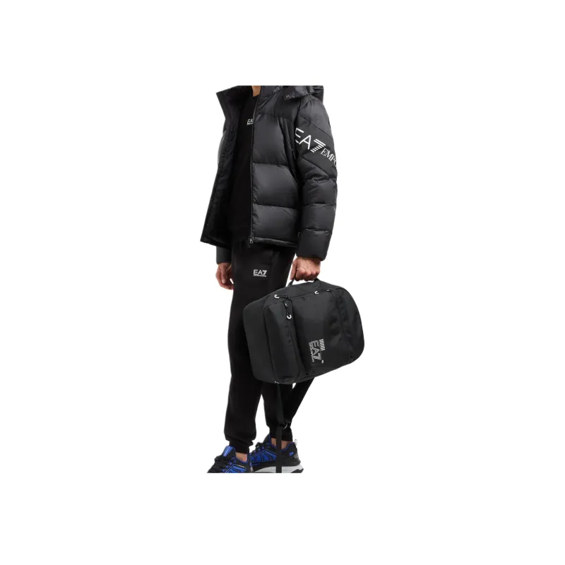 EMPORIO ARMANI EA7 SS24 Sweatshirt Set Men's Black-3