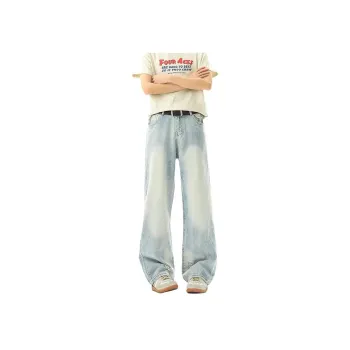 PANDA ADEVIL Jeans Unisex Light Blue